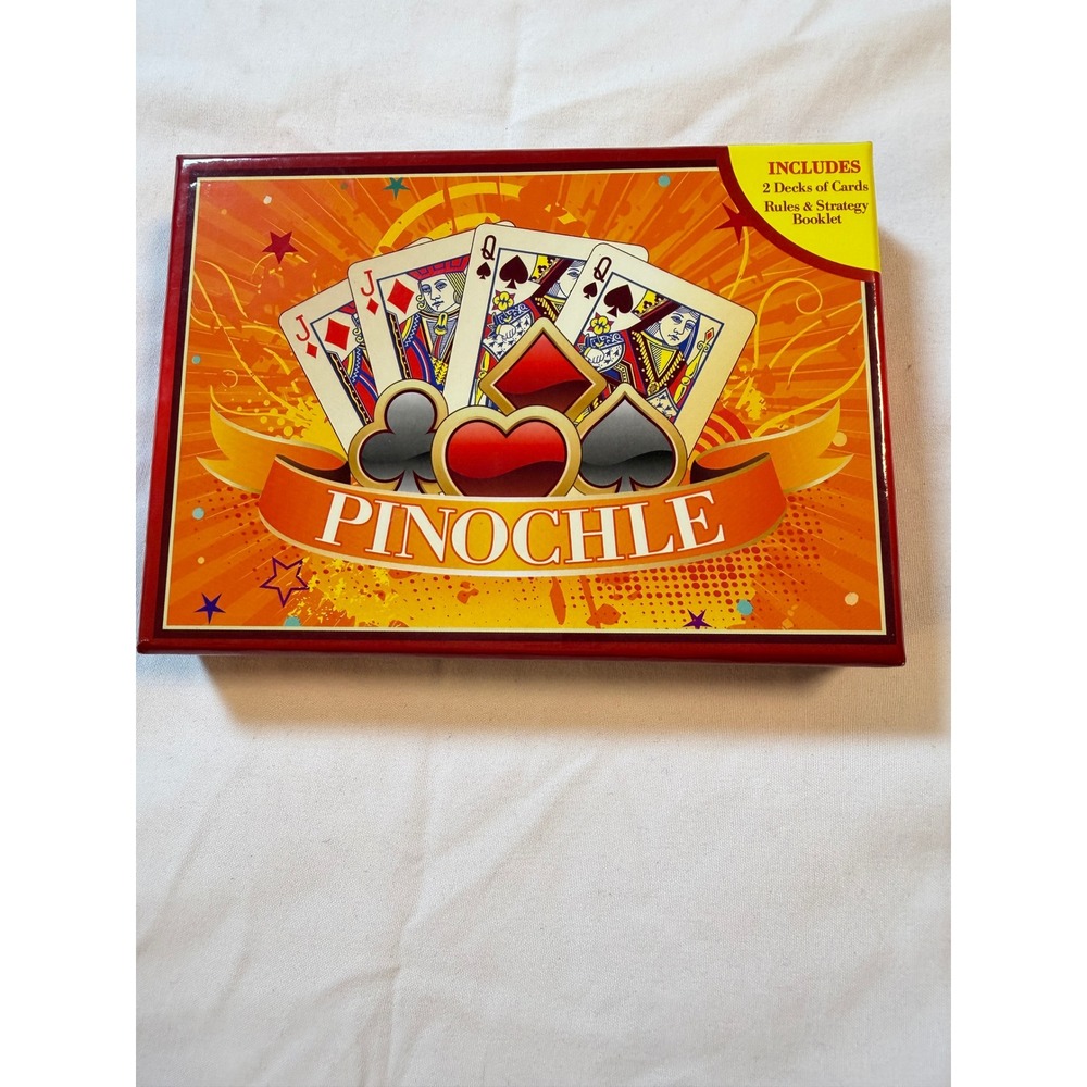 Cartamundi Pinochle Card Game Set 2 Decks with Rules Booklet Barnes & Noble
